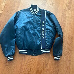 NEW Vintage Mens Soffe Jackets US Navy Insulated Nylon Bomber Size L USA Made